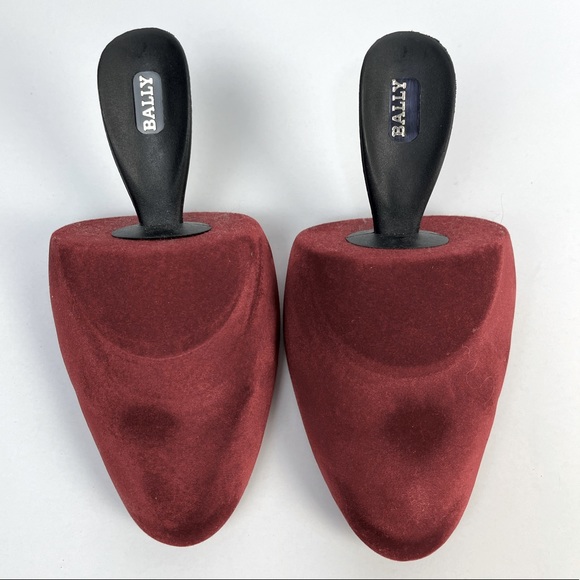 Bally Tipin Style Flex Black Leather Heels Gold Accent Size 39 - Picture 12 of 13